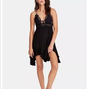 Free People Adella Lace Mini Dress